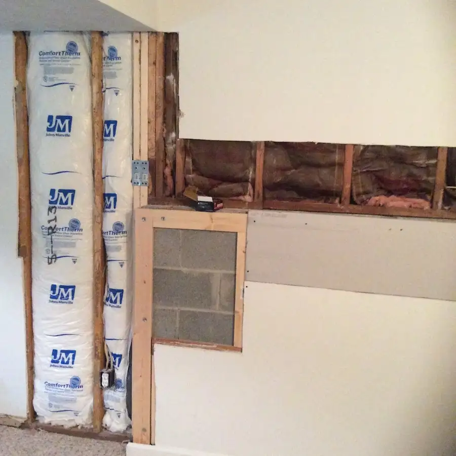 Wall insulation replacement during Contents Cleaning & Restoration in Timberwood Park